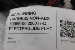 MAIN WIRING HARNESS NON-ABS 70985-00 2000 H-D ELECTRAGLIDE FLHT