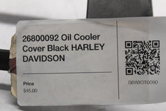 26800092 Oil Cooler Cover Black HARLEY DAVIDSON