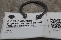 CIRCLIP (OUTER) (40) 90601-MBW-000  2000 HONDA CBR600F4