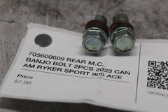 705600609 REAR M.C. BANJO BOLT 2PCS 2023 CAN AM RYKER SPORT 900 ACE