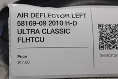 AIR DEFLECTOR LEFT 58169-09 2010 H-D ULTRA CLASSIC FLHTCU