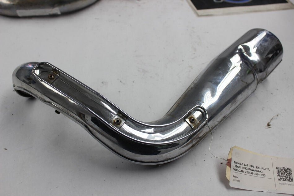 18049-1374 PIPE, EXHAUST, REAR 1993 KAWASAKI VULCAN 750 49106-1053