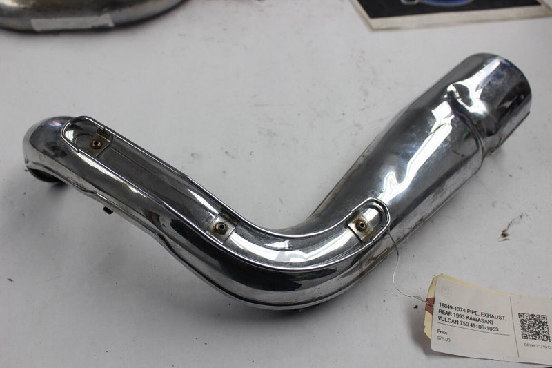 18049-1374 PIPE, EXHAUST, REAR 1993 KAWASAKI VULCAN 750 49106-1053
