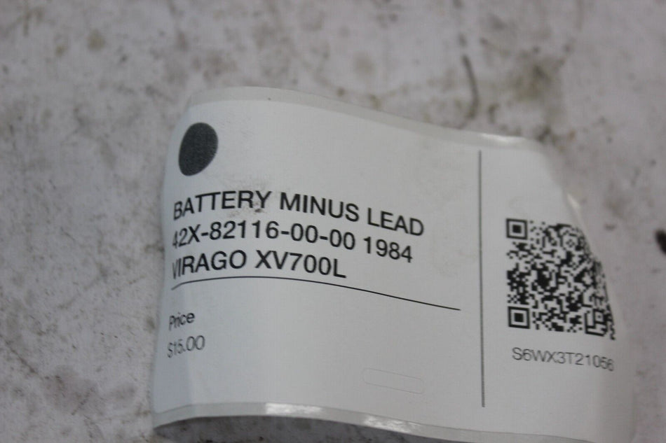 BATTERY MINUS LEAD 42X-82116-00-00 1984 VIRAGO XV700L