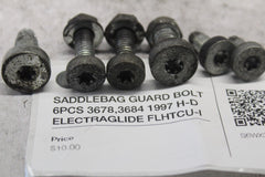 SADDLEBAG GUARD BOLT 6PCS 3678,3684 1997 H-D ELECTRAGLIDE FLHTCU-I