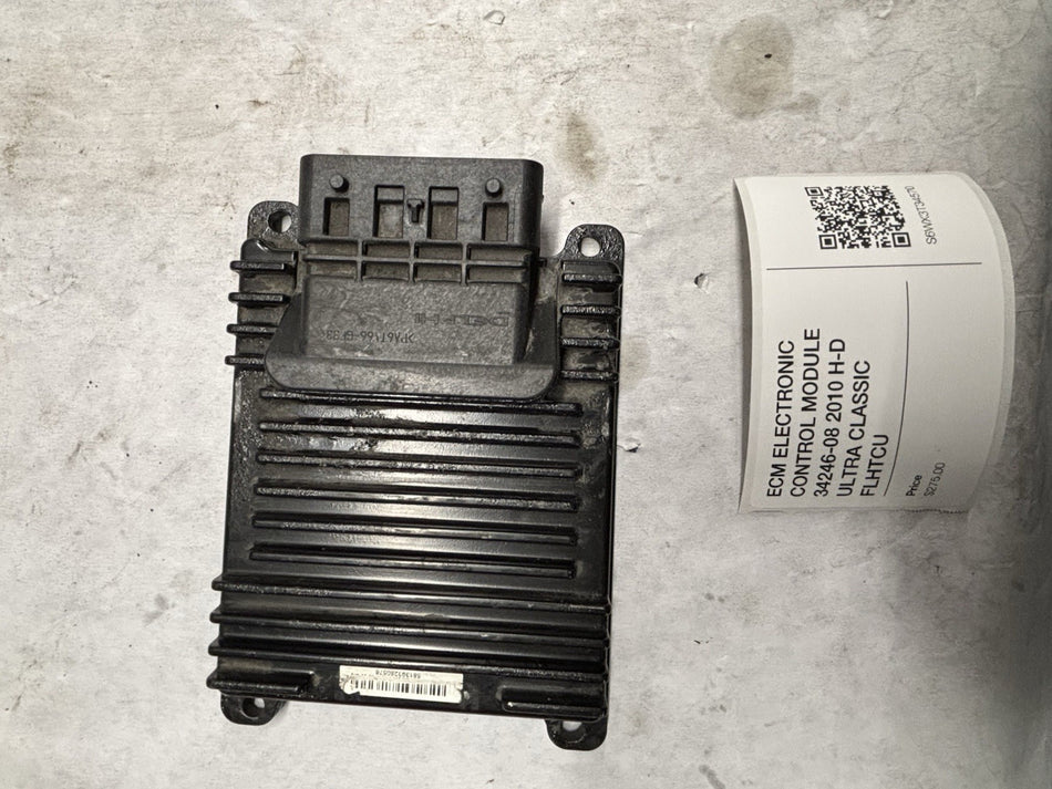 34246-08 ECM ELECTRONIC CONTROL MODULE 2010 H-D ULTRA CLASSIC FLHTCU 34245-10