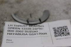 LH THRUST BEARING GREEN 12228-24F00-0D0 2002 SUZUKI HAYABUSA GSX1300R
