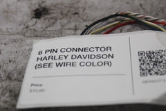 6 PIN CONNECTOR HARLEY DAVIDSON (SEE WIRE COLOR)