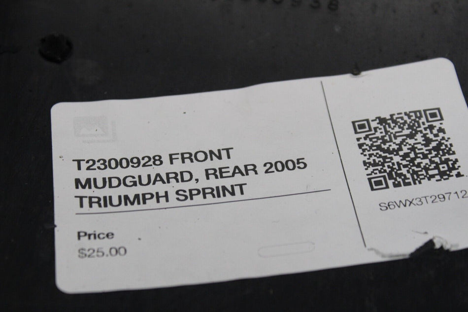 T2300928 FRONT MUDGUARD, REAR 2005 TRIUMPH SPRINT