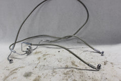 BRAIDED FRONT BRAKE LINE DUAL DISC ABS 52" 40612-09 2010 H-D ULTRA CLASSIC FLHTC