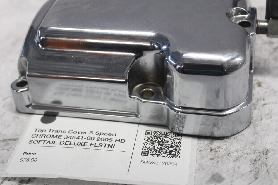 Top Trans Cover 5 Speed CHROME 34541-00 2005 HD SOFTAIL DELUXE FLSTNI