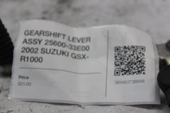GEARSHIFT LEVER ASSY 25600-33E00 2002 SUZUKI GSX-R1000