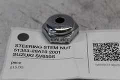 STEERING STEM NUT 51353-28A10 2001 SUZUKI SV650S