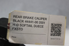 REAR BRAKE CALIPER BLACK 44441-00 2001 H-D SOFTAIL DUECE FXSTD