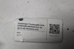 Passenger PEG  Footpeg BLACK STREAMLINER 50345-04 Harley Davidson
