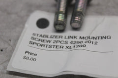 STABLIZER LINK MOUNTING SCREW 2PCS 4290 2012 SPORTSTER XL1200