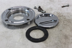 AFTERMARKET CHROME TWIST GAS CAP ASSY W/ BOLTS 2002 SUZUKI HAYABUSA GSX1300R