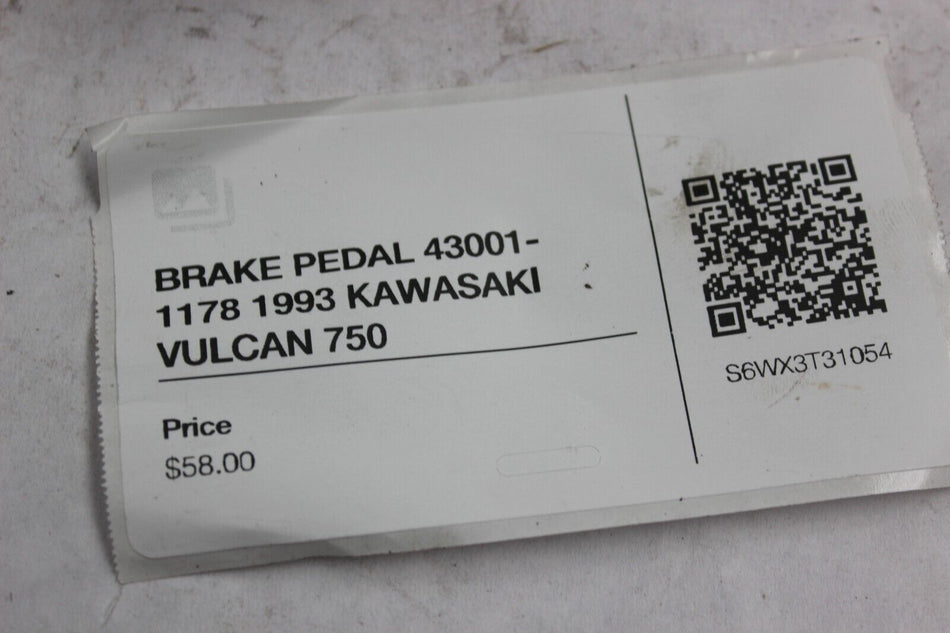 BRAKE PEDAL 43001-1178 1993 KAWASAKI VULCAN 750