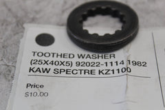 TOOTHED WASHER (25X40X5) 92022-1114 1982 KAW SPECTRE KZ1100