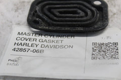 MASTER CYLINDER COVER GASKET HARLEY DAVIDSON 42857-06B
