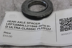 REAR AXLE SPACER LEFT (SMALL) 11848 2010 H-D ULTRA CLASSIC FLHTCU