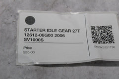 STARTER IDLE GEAR 27T 12612-06G00 2006 SV1000S