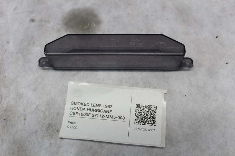 SMOKED LENS 1987 HONDA HURRICANE CBR1000F 37112-MM5-008