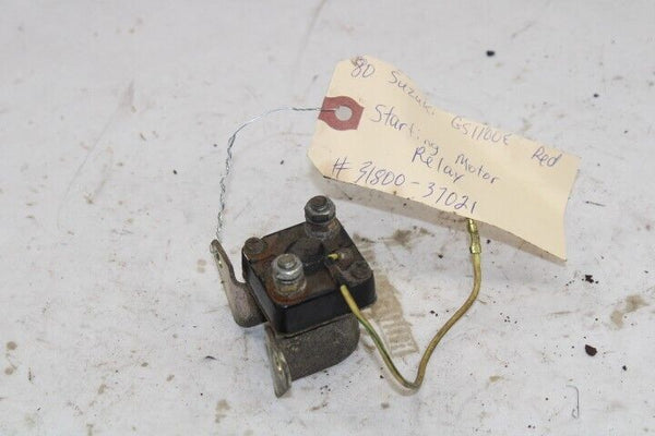 OEM Suzuki Motorcycle Starting Motor Relay 31800-37021 1980 GS1100E Red