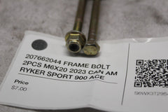 207662044 FRAME BOLT 2PCS M6X20 2023 CAN AM RYKER SPORT 900 ACE