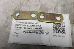 STEERING SUPPORT REINFORCEMENT 2PCS 506151196 2004 CAN AM BOMBARDIER DS 650