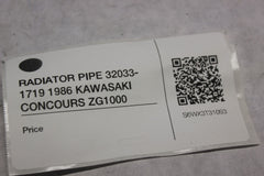 RADIATOR PIPE 32033-1719 1986 KAWASAKI CONCOURS ZG1000