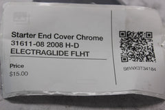 Starter End Cover Chrome 31611-08 2008 H-D ELECTRAGLIDE FLHT
