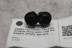 250001134 FRONT CALIPER SCREW 2PCS 2023 CAN AM RYKER SPORT 900 ACE