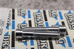 CHROME STARTER ALLEN HEAD BOLT KIT (2) HARLEY DAVIDSON M8 2401-0978