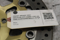 FRONT BRAKE DISC GOLD/SILVER 41080-1463-A4 1999 KAWASAKI NINJA ZX-9R