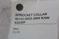 SPROCKET COLLAR 92152-0033 2004 KAW KX250F