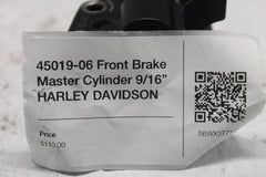 45019-06 Front Brake Master Cylinder 9/16” HARLEY DAVIDSON