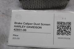 Brake Caliper Dust Screen HARLEY DAVIDSON 42851-06