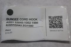 BUNGEE CORD HOOK ASSY 53045-1052 1986 KAWASAKI ZG1000