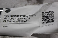 REAR BRAKE PEDAL 46500-MA1-000  1982 HONDA GL500I SILVERWING