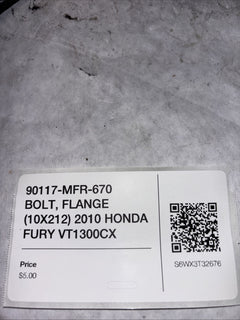 90117-MFR-670 BOLT, FLANGE (10X212) 2010 HONDA FURY VT1300CX