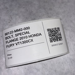 90122-MM2-000 BOLT, SPECIAL FLANGE 2010 HONDA FURY VT1300CX