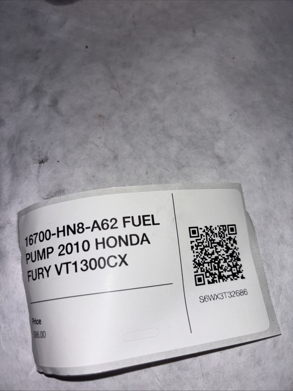 16700-HN8-A62 FUEL PUMP 2010 HONDA FURY VT1300CX