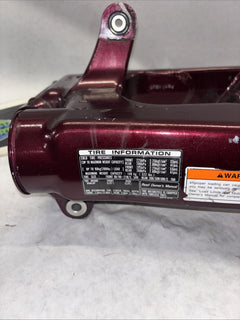 52200-MFR-670ZD SWINGARM SUB-ASSY., REAR (R337M BORDEAUX RED METALLIC) FURY