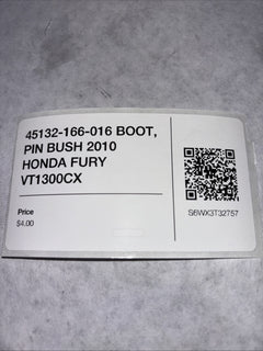 45132-166-016 BOOT, PIN BUSH 2010 HONDA FURY VT1300CX