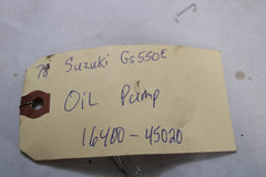 Oil Pump Assy 16400-45020 1978 Suzuki GS550