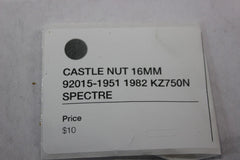 CASTLE NUT 16MM 92015-1951 1982 Kawasaki Spectre KZ750N