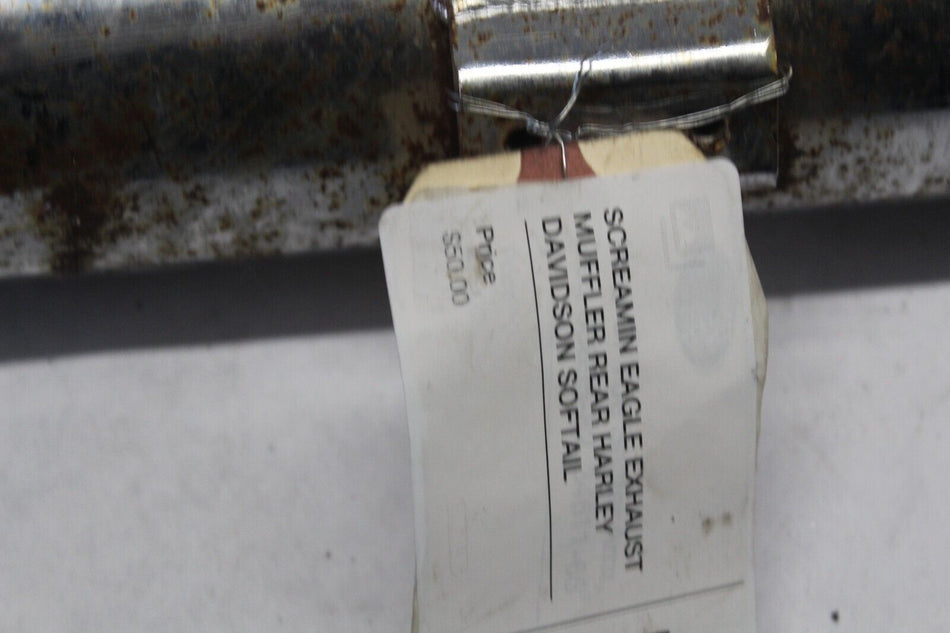 SCREAMIN EAGLE EXHAUST MUFFLER REAR HARLEY DAVIDSON SOFTAIL