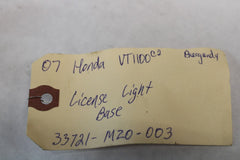 License Light Base 33721-MZ0-003 2007 Honda Shadow Sabre VT1100C2