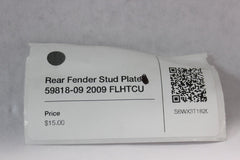 Rear Fender Stud Plates 59818-09 2009 FLHTCU